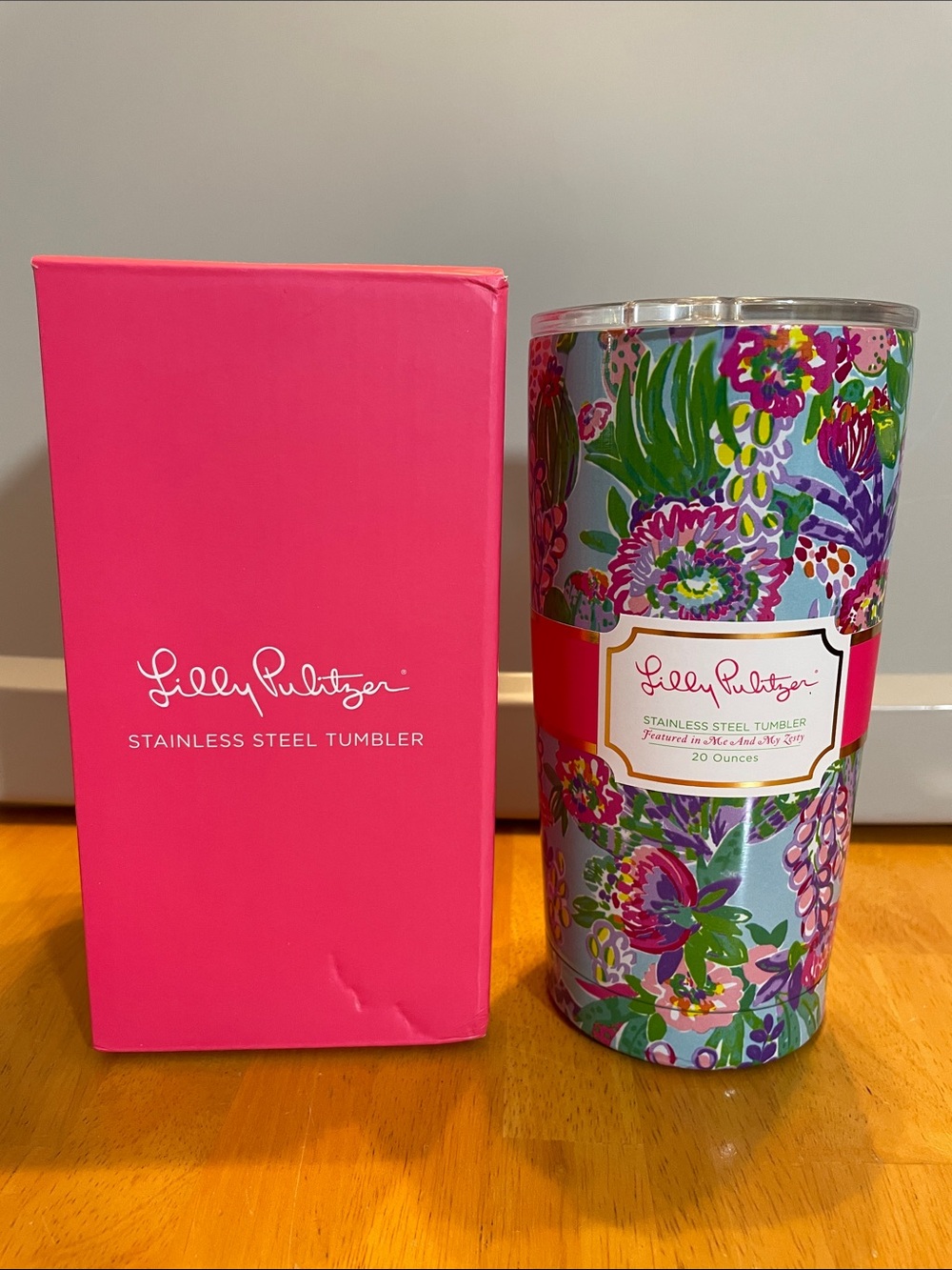 Lily Pulitzer Stainless Steel Tumbler Me and My Zesty 20 oz